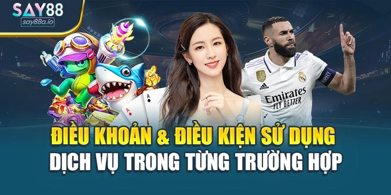Điều khoản & điều kiện sử dụng dịch vụ trong từng trường hợp